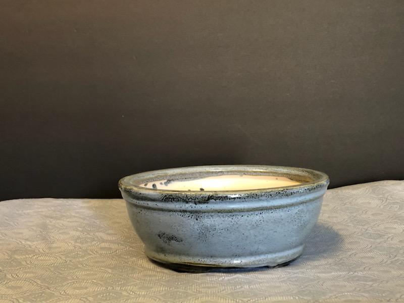 Blue 8 inch pot  8x6x3